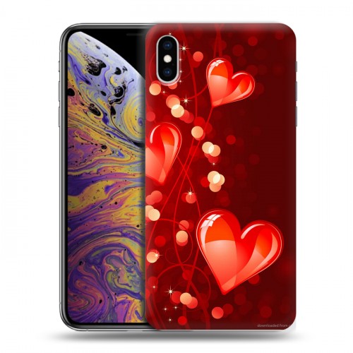 Дизайнерский силиконовый чехол для Iphone Xs Max День Святого Валентина