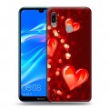 Дизайнерский пластиковый чехол для Huawei Y6 (2019) День Святого Валентина