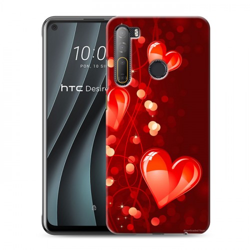 Дизайнерский силиконовый чехол для HTC Desire 20 Pro День Святого Валентина