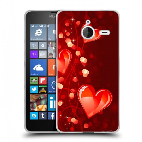 Дизайнерский пластиковый чехол для Microsoft Lumia 640 XL День Святого Валентина