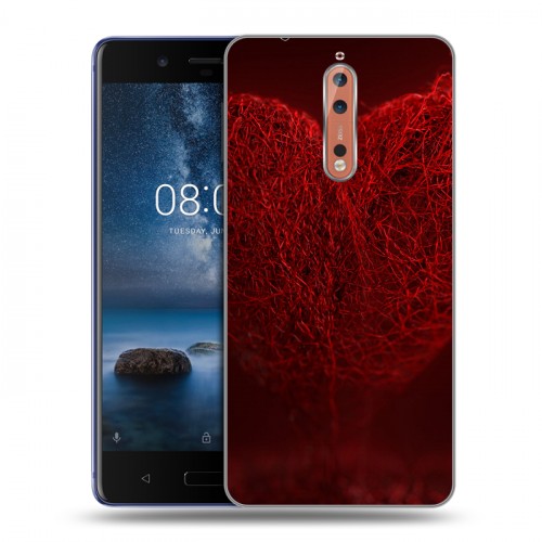 Дизайнерский пластиковый чехол для Nokia 8 День Святого Валентина