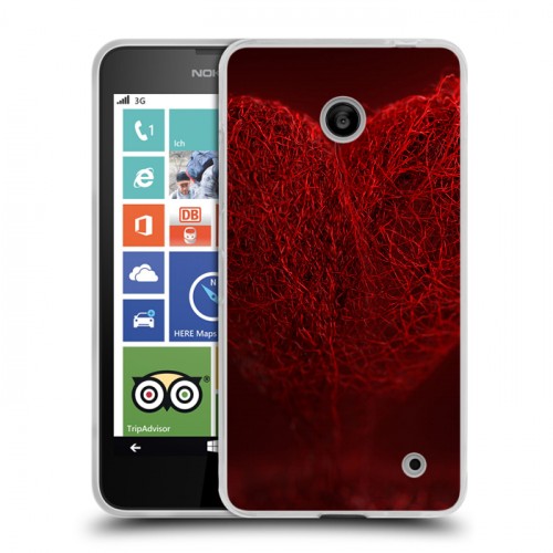 Дизайнерский пластиковый чехол для Nokia Lumia 630/635 День Святого Валентина