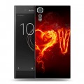 Дизайнерский пластиковый чехол для Sony Xperia XZs День Святого Валентина