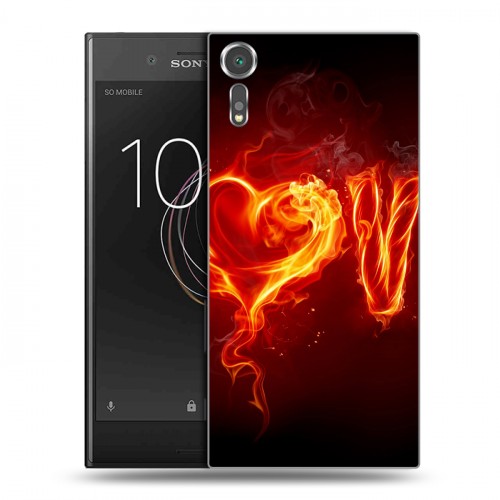 Дизайнерский пластиковый чехол для Sony Xperia XZs День Святого Валентина