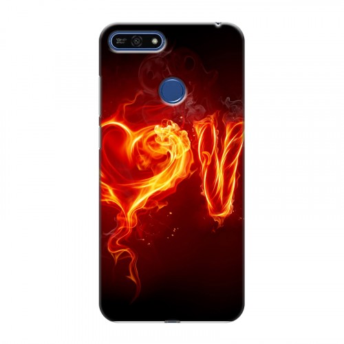 Дизайнерский силиконовый чехол для Huawei Honor 7A Pro День Святого Валентина
