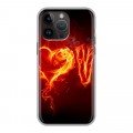 Дизайнерский силиконовый чехол для Iphone 14 Pro Max День Святого Валентина