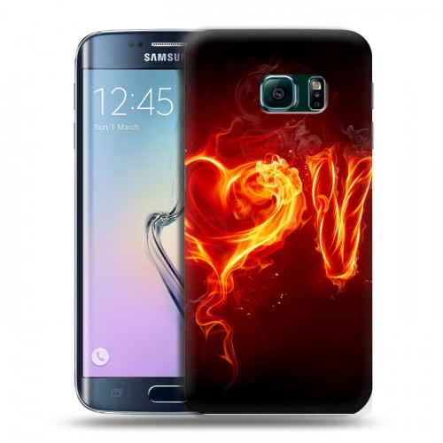 Дизайнерский силиконовый чехол для Samsung Galaxy S6 Edge День Святого Валентина
