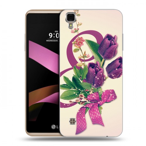 Дизайнерский силиконовый чехол для LG X Style 8 марта