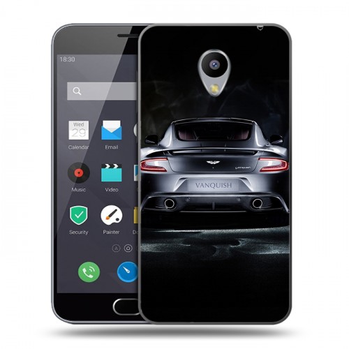 Дизайнерский пластиковый чехол для Meizu M2 Note Aston Martin