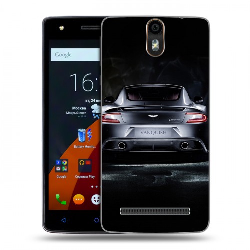 Дизайнерский силиконовый чехол для Wileyfox Storm Aston Martin