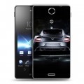 Дизайнерский пластиковый чехол для Sony Xperia TX Aston Martin