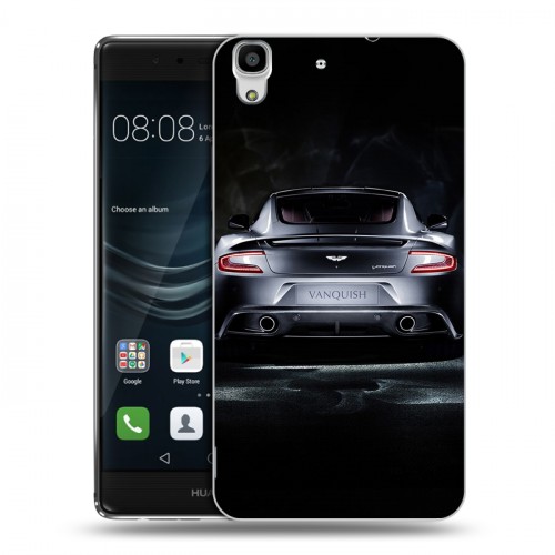 Дизайнерский пластиковый чехол для Huawei Y6II Aston Martin