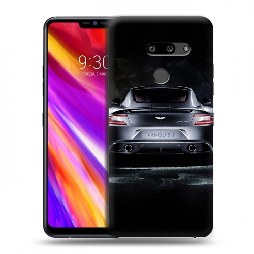 Дизайнерский пластиковый чехол для LG G8 ThinQ Aston Martin