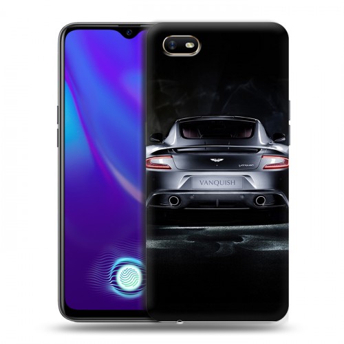 Дизайнерский силиконовый с усиленными углами чехол для OPPO A1k Aston Martin