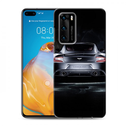 Дизайнерский пластиковый чехол для Huawei P40 Aston Martin