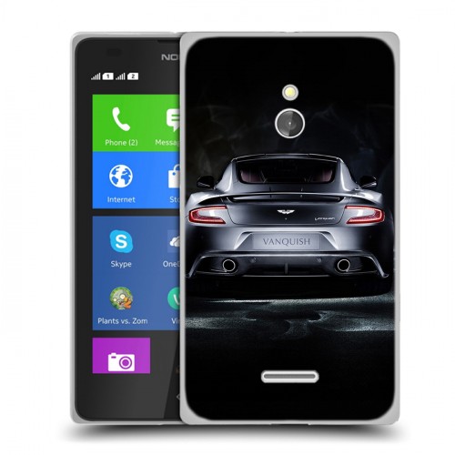 Дизайнерский силиконовый чехол для Nokia XL Aston Martin