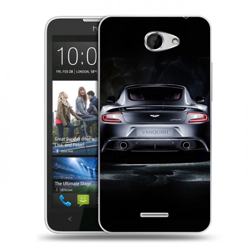 Дизайнерский пластиковый чехол для HTC Desire 516 Aston Martin