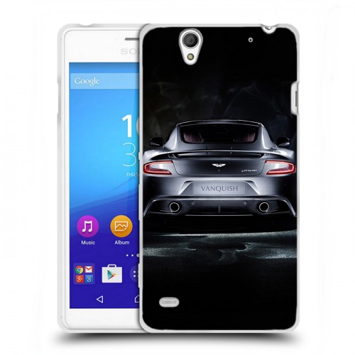 Дизайнерский пластиковый чехол для Sony Xperia C4 Aston Martin