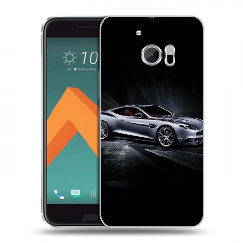 Дизайнерский пластиковый чехол для HTC 10 Aston Martin