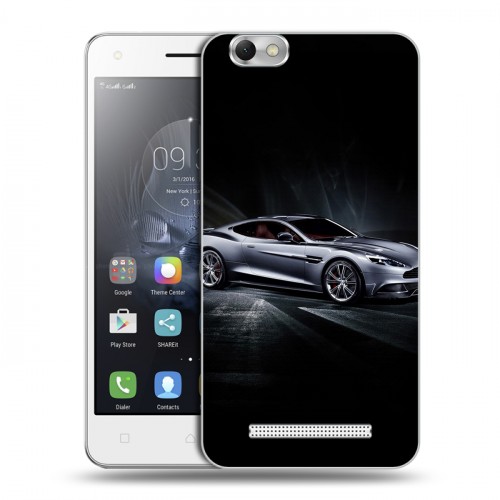 Дизайнерский силиконовый чехол для Lenovo Vibe C Aston Martin