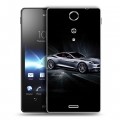 Дизайнерский пластиковый чехол для Sony Xperia TX Aston Martin