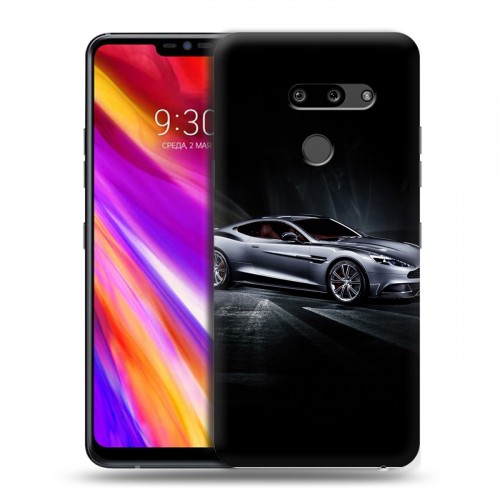 Дизайнерский пластиковый чехол для LG G8 ThinQ Aston Martin