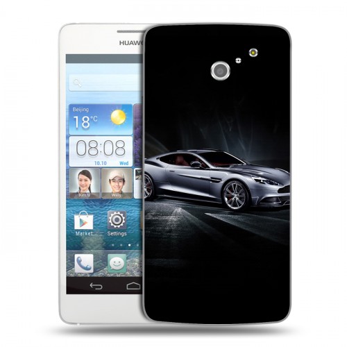 Дизайнерский пластиковый чехол для Huawei Ascend D2 Aston Martin