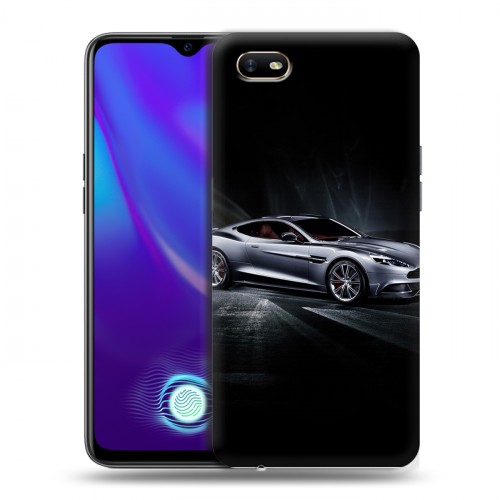 Дизайнерский силиконовый с усиленными углами чехол для OPPO A1k Aston Martin