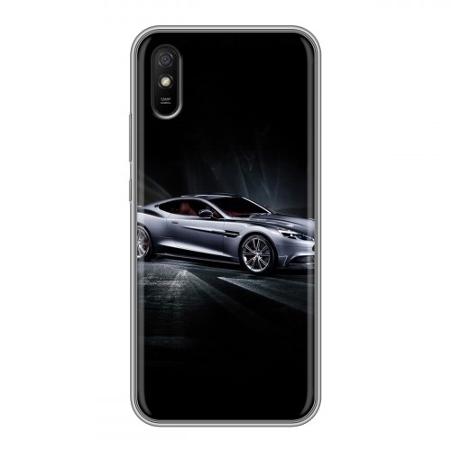 Дизайнерский силиконовый с усиленными углами чехол для Xiaomi RedMi 9A Aston Martin