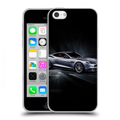 Дизайнерский пластиковый чехол для Iphone 5c Aston Martin