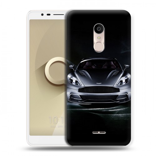 Дизайнерский силиконовый чехол для Alcatel 3C Aston Martin