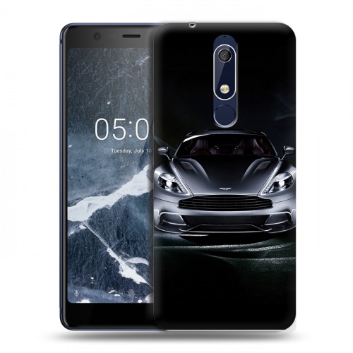 Дизайнерский пластиковый чехол для Nokia 5.1 Aston Martin