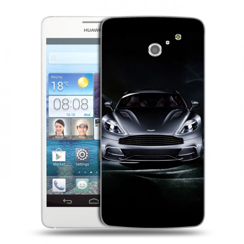 Дизайнерский пластиковый чехол для Huawei Ascend D2 Aston Martin