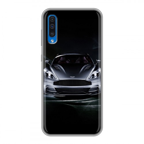 Дизайнерский силиконовый чехол для Samsung Galaxy A50 Aston Martin