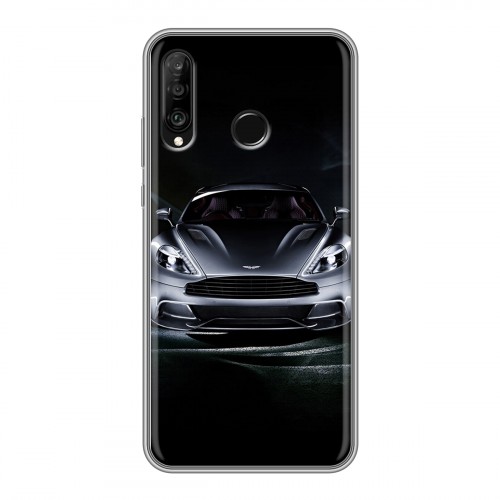 Дизайнерский силиконовый чехол для Huawei P30 Lite Aston Martin