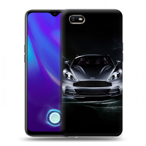 Дизайнерский силиконовый с усиленными углами чехол для OPPO A1k Aston Martin