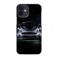 Дизайнерский силиконовый с усиленными углами чехол для Iphone 12 Mini Aston Martin