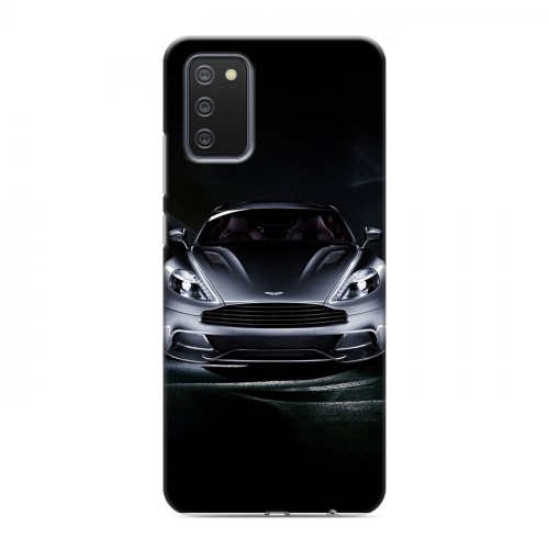 Дизайнерский пластиковый чехол для Samsung Galaxy A02s Aston Martin