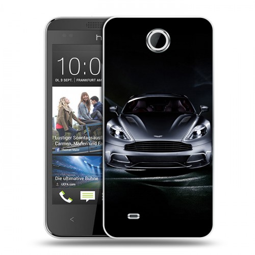 Дизайнерский пластиковый чехол для HTC Desire 300 Aston Martin