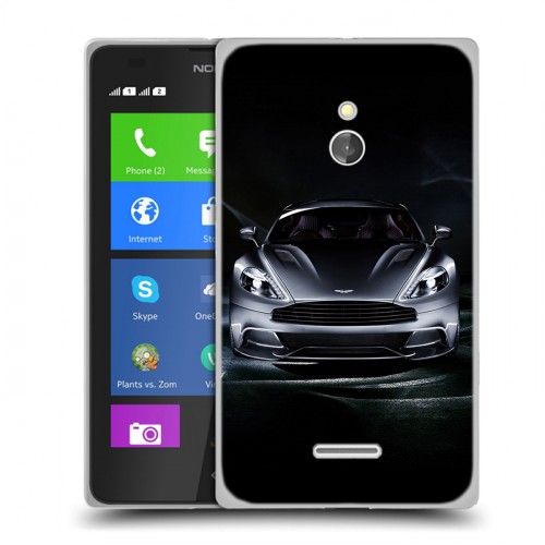 Дизайнерский силиконовый чехол для Nokia XL Aston Martin