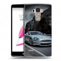 Дизайнерский пластиковый чехол для LG G4 Stylus Aston Martin