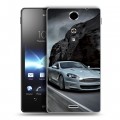 Дизайнерский пластиковый чехол для Sony Xperia TX Aston Martin