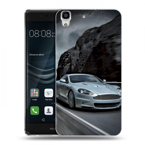 Дизайнерский пластиковый чехол для Huawei Y6II Aston Martin