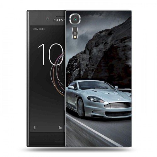 Дизайнерский пластиковый чехол для Sony Xperia XZs Aston Martin