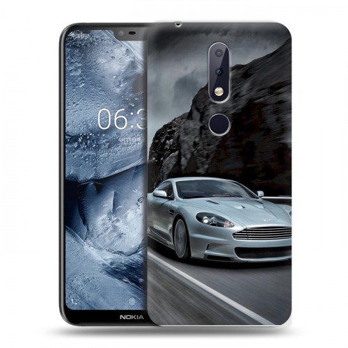 Дизайнерский пластиковый чехол для Nokia 6.1 Plus Aston Martin