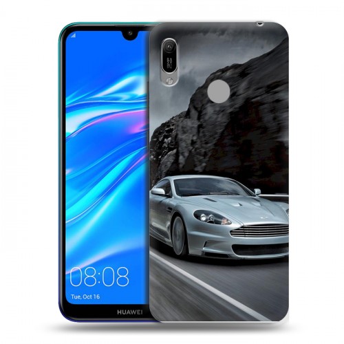 Дизайнерский пластиковый чехол для Huawei Y6 (2019) Aston Martin