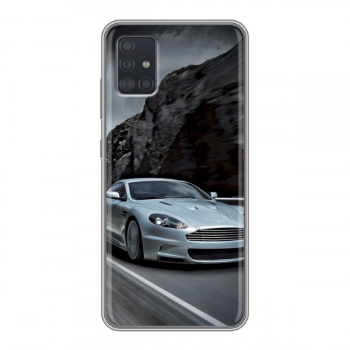 Дизайнерский силиконовый чехол для Samsung Galaxy A51 Aston Martin