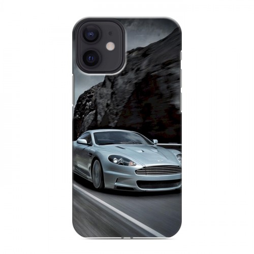 Дизайнерский пластиковый чехол для Iphone 12 Mini Aston Martin