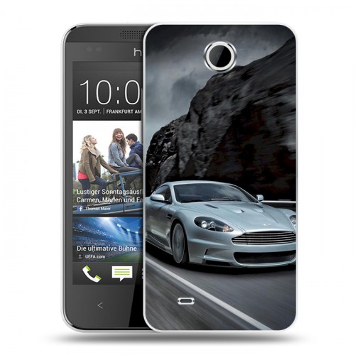 Дизайнерский силиконовый чехол для HTC Desire 300 Aston Martin