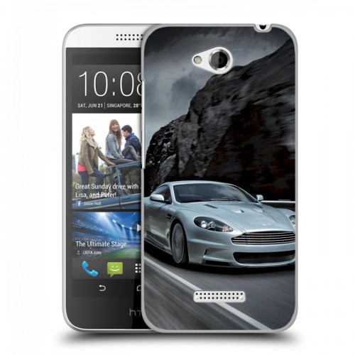 Дизайнерский пластиковый чехол для HTC Desire 616 Aston Martin